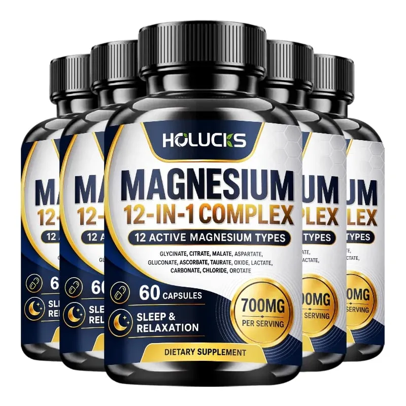 Magnesiumcapsules met 1000 mg citraat Ondersteuning Ontspanning Verlicht vermoeidheid Hartgezondheid Dagelijkse vitaliteit voor mannen en vrouwen — image 11