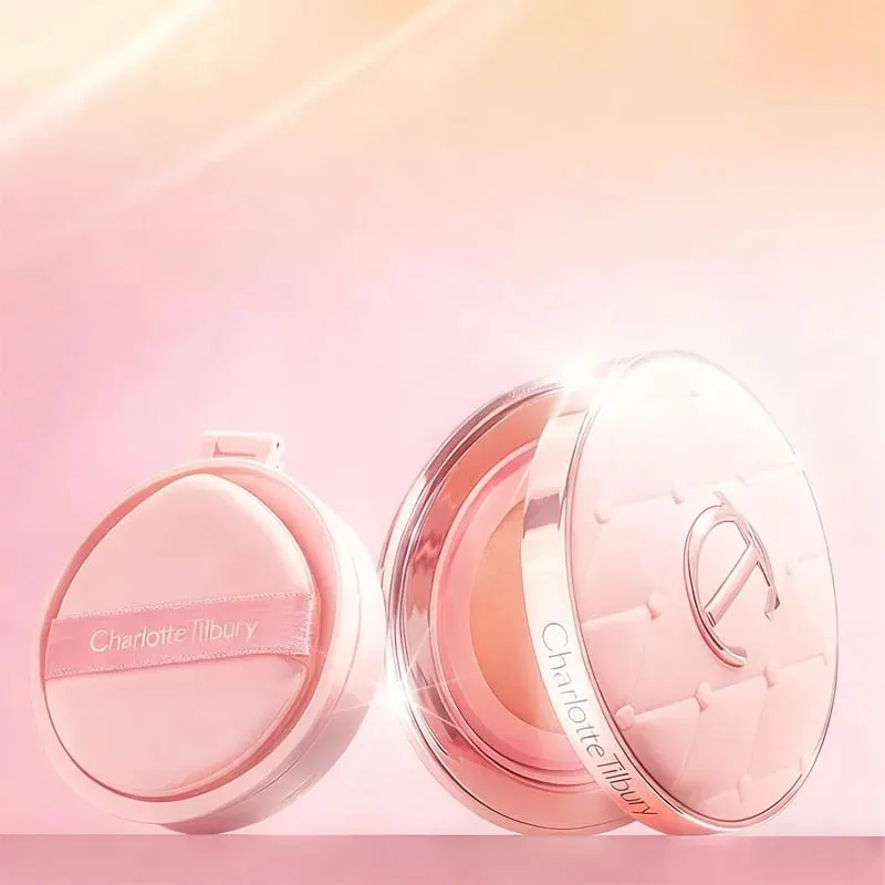 Charlotte Tilbury – poudre scintillante à coussin d'air, légère, hydratante, contrôle le sébum, ajustement longue durée, crée un maquillage sans pores — image 7
