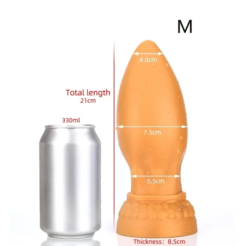 Süper Büyük Sıvı Silikon Anal Plug Büyük Yapay Penis ButtPlug prostat masaj aleti Vajina Anüs Genişleme Seks Oyuncakları Ürün Erkekler Için Eşcinsel — image 8