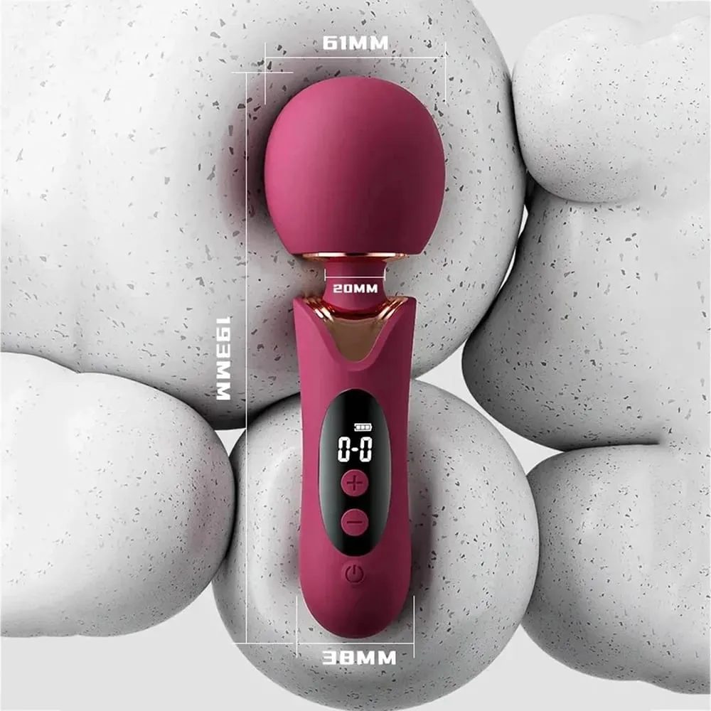 Poderoso grande av varinha mágica vibradores estimulação g ponto mamilo clitoral massageador vaginal feminino masturbador brinquedos sexuais