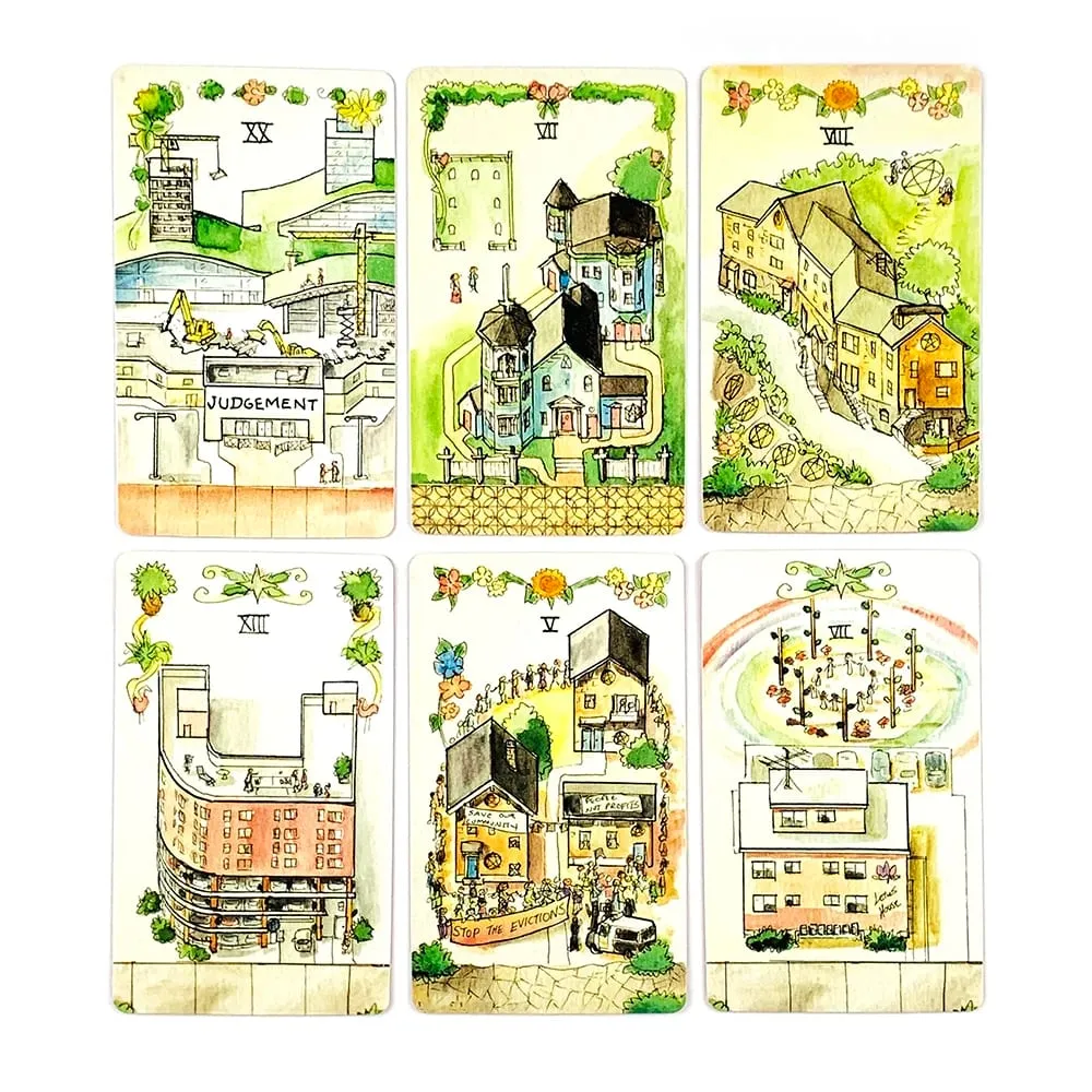 L'alloggiamento Tarocchi 78 carte Versione inglese Divinazione Giochi da tavolo Gioco di carte Riunioni di famiglia Intrattenimento Tarocchi — image 4