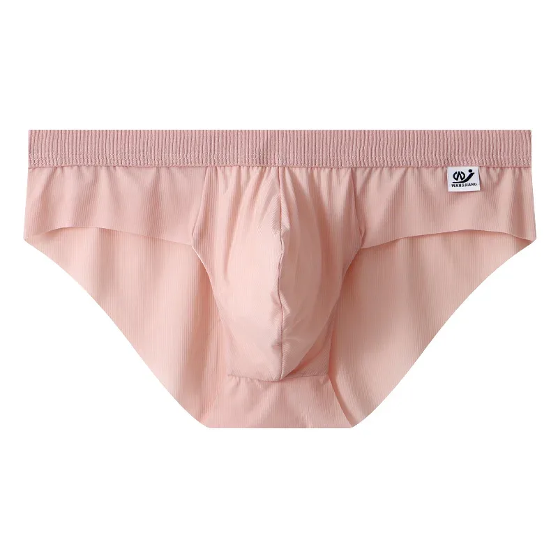 New Arrival Men's Briefs Ice Silk Underwear Seamless Breathable Low Waist Panties Shorts — image 10
