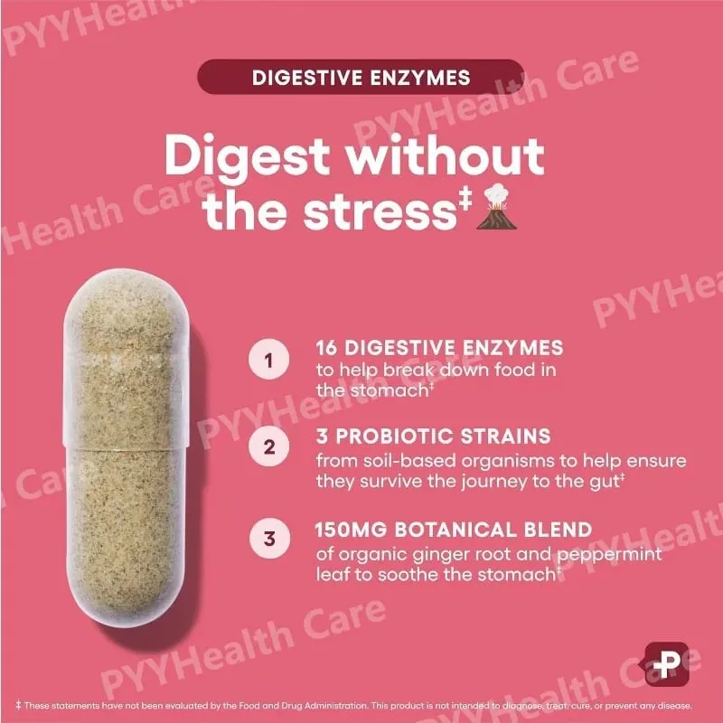 Probiotické kapsle pro více kmenů Probiotické s organickými prebiotiky Denní doplněk pro zdraví trávení — image 3