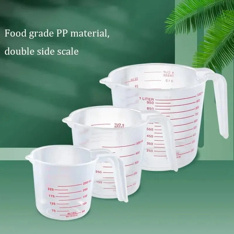 250/500/1000ML Easuring ถ้วยวัดถ้วยและช้อนเหยือกพลาสติก Digital KITCHEN Scale เบเกอรี่เครื่องมืออุปกรณ์จับเวลา — image 5