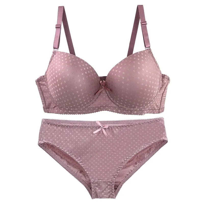 DaiNaFang Set di Reggiseno a Coppa BCD per Donna in Pizzo Modellante Coppa a Stampo Sottile 3 File Gancio Indietro Anti Ascella Grasso Push Up Lingerie — image 5