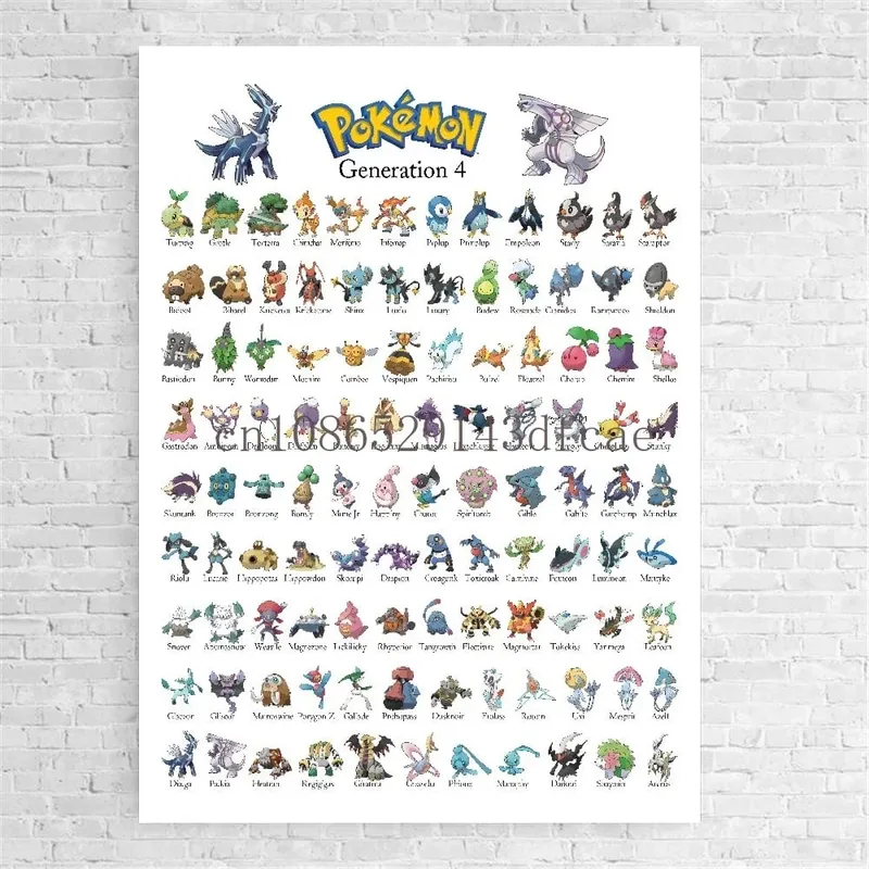 ญี่ปุ่นอะนิเมะ Pokemon โปสเตอร์ตกแต่ง Pikachu Charizard Wall Art สีน้ำภาพวาดผ้าใบ Modern Room Decor