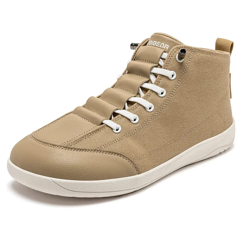 Stivali di tela mid-top Scarpe minimaliste unisex a piedi nudi di ampia larghezza Sneakers da trail running a caduta zero