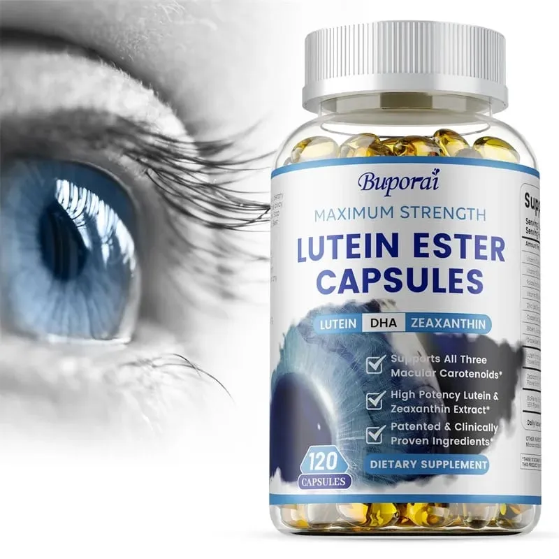 Lutein Ester Capsules - Support Eye Health Maintain Clear Vision Relieve Eye Fatigue Anti-oxidation Protect Against UV RaysS — image 2