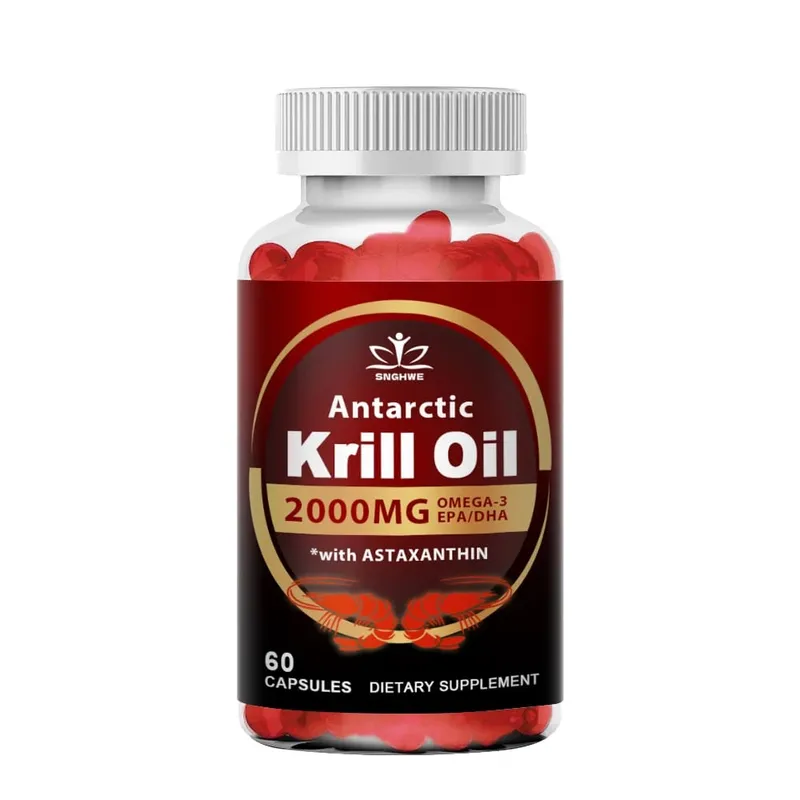 Antarctic Krill Oil-2000mg Per Serving-with Omega-3s EPA DHA & Astaxanthin-Supports Healthy Joints Brain Heart& Blood Pressure — image 11
