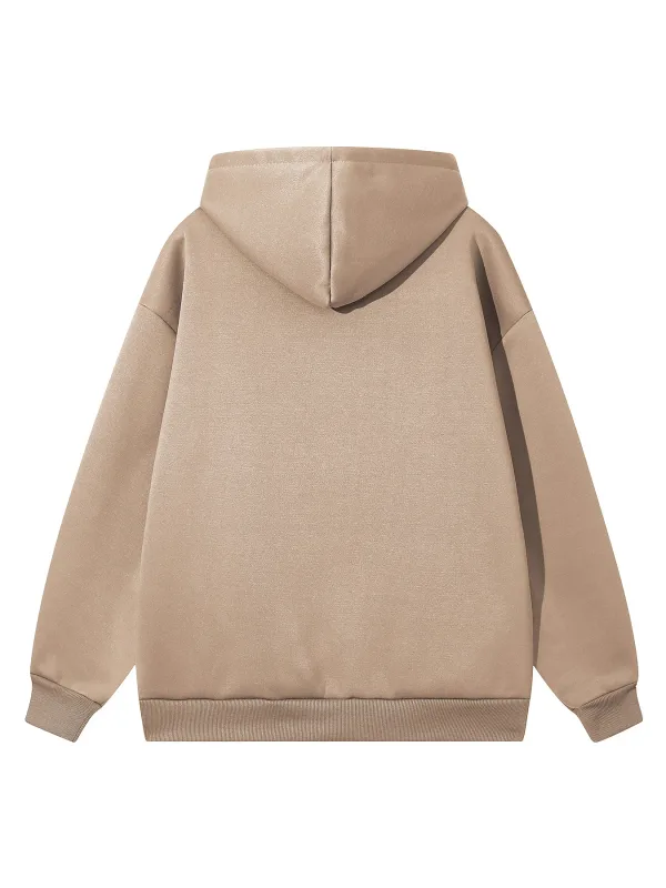 Men's Hoodie Hooded New Spring and Autumn Print Comfortable Pullover Loose Jacket Casual Sports Simple Top Suitable for Activities Such as Home Outdoor Sports Hiking Tourism Vacation Etc — image 2