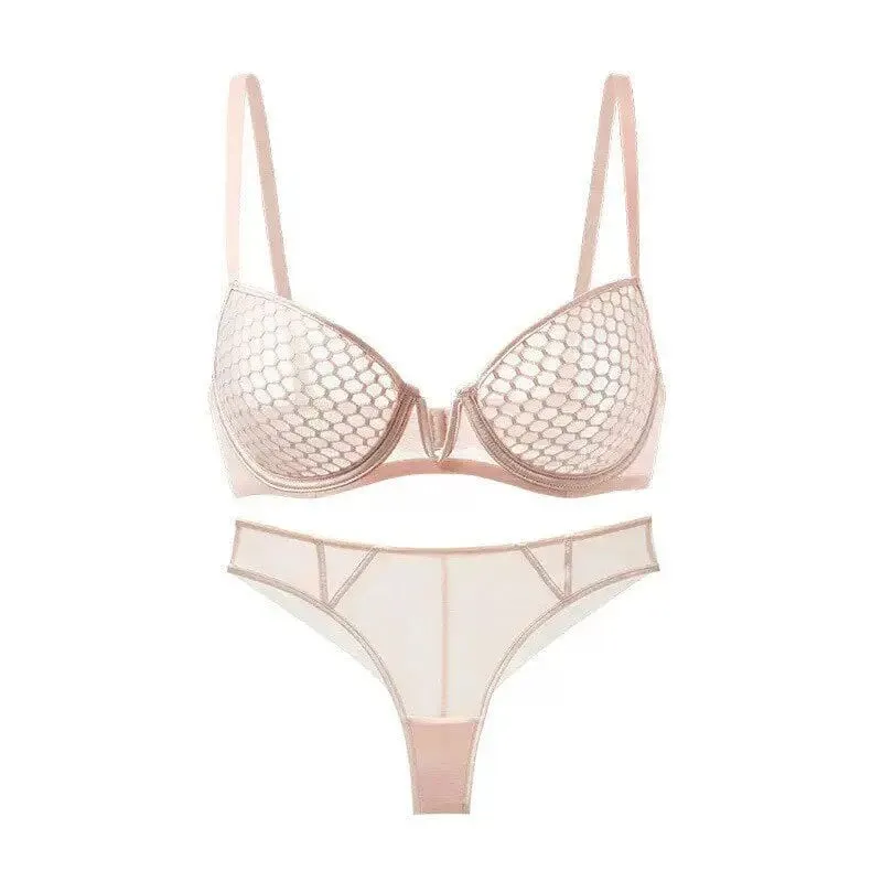 Ensemble de soutien-gorge minimiseur Ultra-fin pour femme, buste complet, soutien latéral à armatures doux, Lingerie confortable Anti-affaissement — image 2