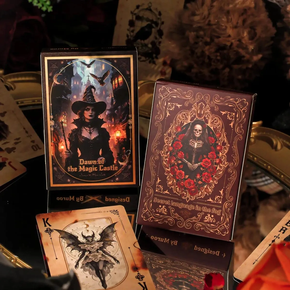 Mystery Whisper Playing Cards-Juego de cartas de póquer de diseño vintage, juego de fiesta para adultos, Team Building, juego familiar, noche, regalo único