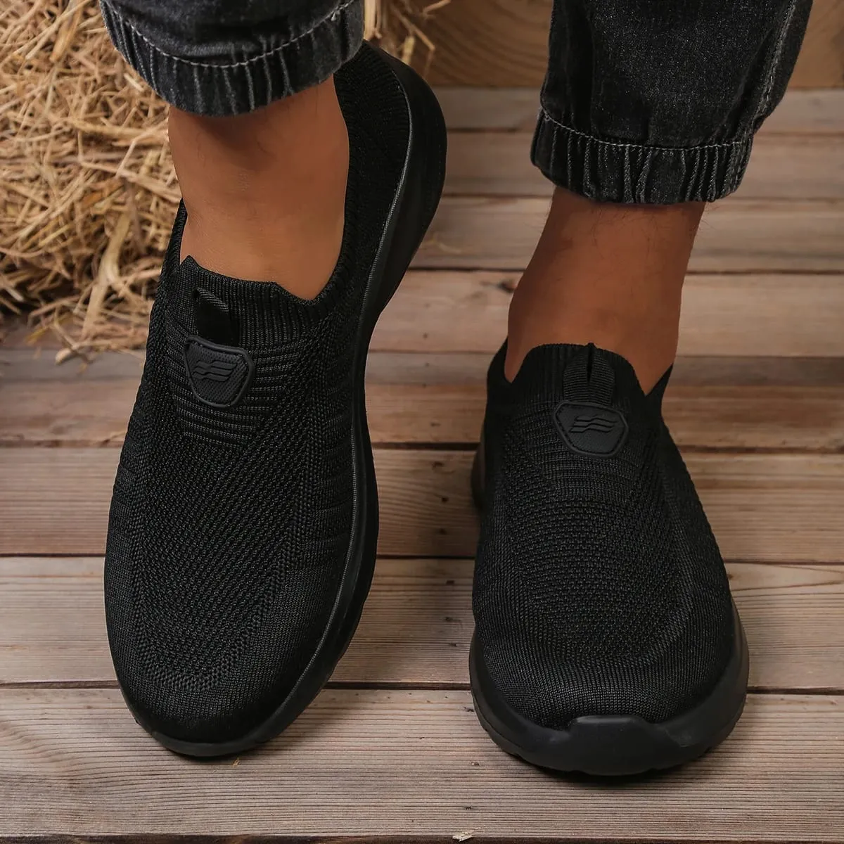 Scarpe casual da passeggio in EVA solido da uomo - Suola morbida e leggera - Calzature da esterno perfette per tutti i giorni. Scarpa con spedizione gratuita — image 5