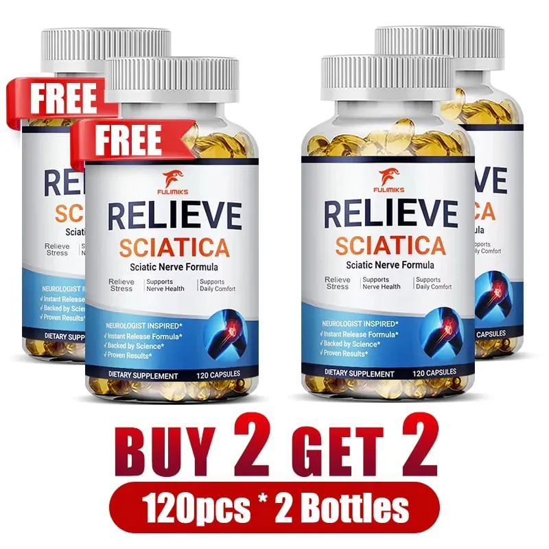 Cápsulas para alívio da ciática, suporte inferior, lombar, ciático, quadril, coxa, pé, nervo e articulação, saúde, relaxamento muscular, flexibilidade — image 8