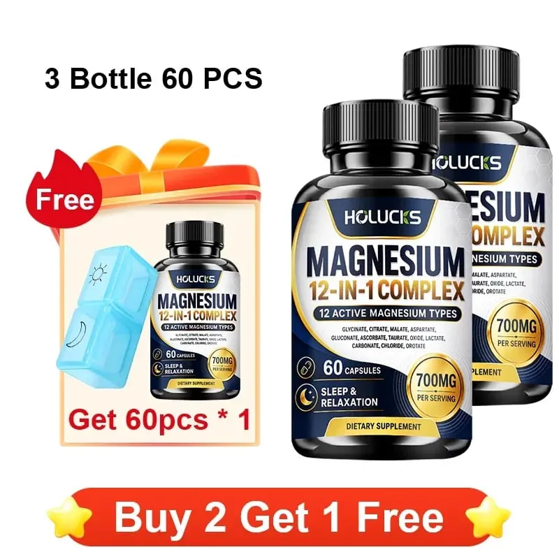 Geavanceerd magnesiumsupplement met citraat en malaat Magnesiumondersteuning Immuunsysteem Hartgewricht Tanden- en botgezondheid Darmgezondheid — image 7
