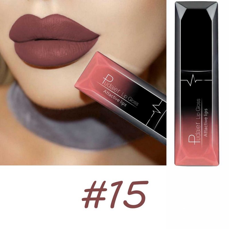 Samtiger, matter, flüssiger Lippenstift, wasserfest, 17 langanhaltende Farben, antihaftbeschichtet, kussfest, glatt, weicher Lippentönung für Mädchen — image 16