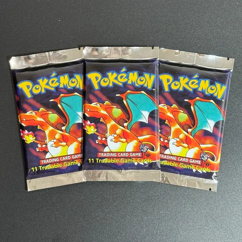 1ST Edition ชุดฐาน 1999 Booster Pack TCG ชุดฐานไม่จำกัดการ์ดเกม Pokemon Charizard Blastoise Venusaur PTCG สะสม — image 13