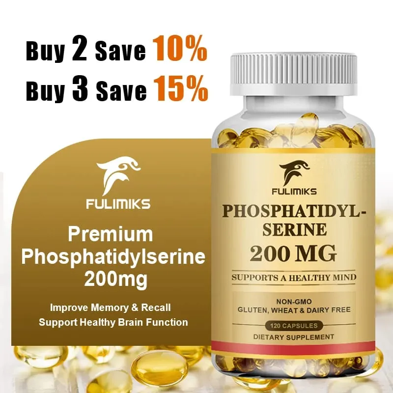 Ang Phosphatidylserine Capsules ay Pinapalakas ang Vitality ng Utak, Nagpapabuti ng Focus Memory Learning Ability at Pang-araw-araw na Cognitive Health — image 2