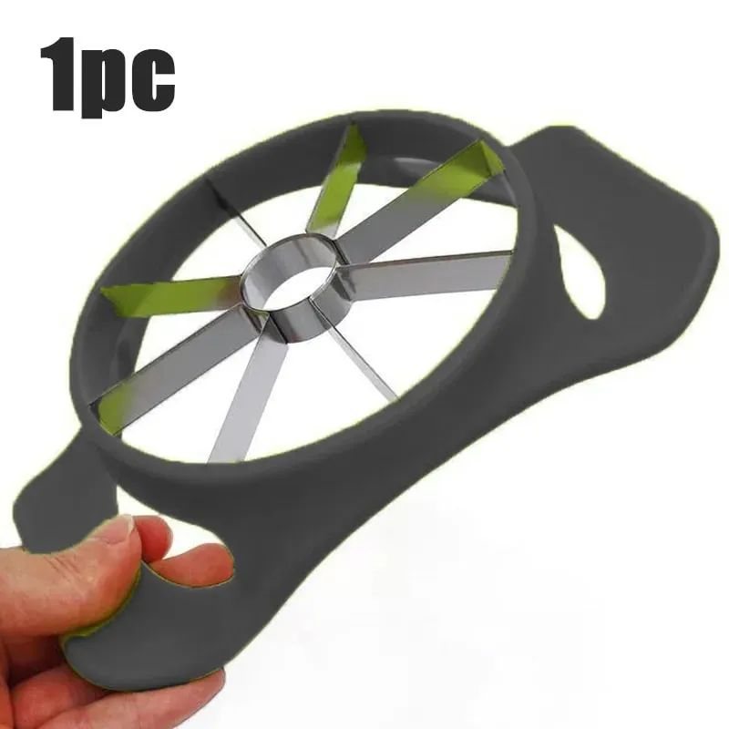 Snadno použitelný kráječ Apple Corer Slicer: 15,5 cm řezák na více okvětních lístků s ostrými čepelemi z nerezové oceli — image 4