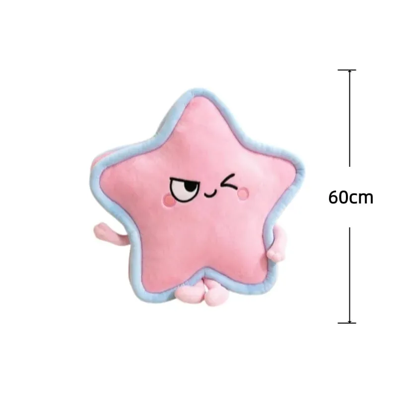 Stella a cinque punte Peluche Cuscino 40/60 cm Cuscino imbottito Squishy Cuscino del divano Adorabilmente Decorazioni per la casa Giocattoli Regali di compleanno creativi — image 14
