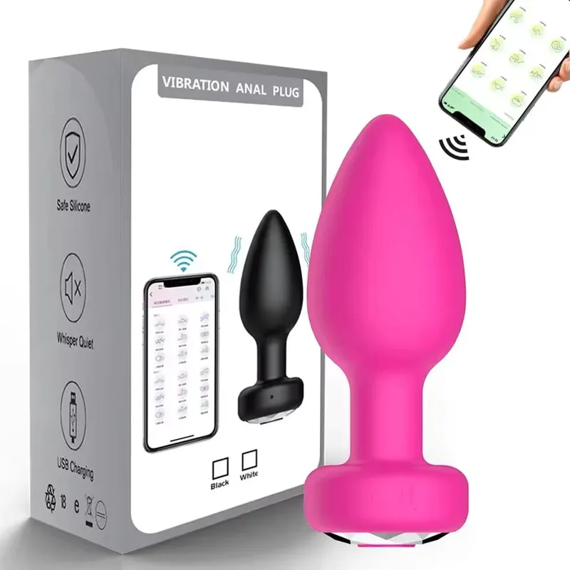 ỨNG DỤNG Điều Khiển Hậu Môn Cắm Máy Rung Bluetooth Mông Cắm Máy Rung Tuyến Tiền Liệt Máy Massage Nữ Masturbator Đồ Chơi Tình Dục Người Lớn dành cho Nữ — image 8