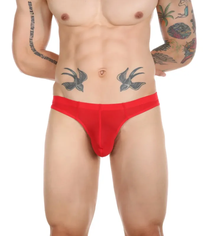 Sexy Men's Thongs Underwears Ultra-thin Thong G Strings Pouch Ice Silk Tanga Hombre Sexy Gay Underpants Breathable Briefs Men — image 32