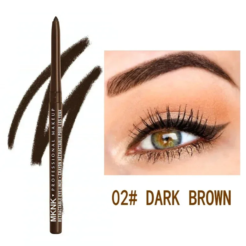 Crayon Eyeliner Gel noir imperméable, 8 couleurs, résistant aux taches, longue durée, maquillage pour les yeux adapté aux débutants, stylo à haute teneur en pigments — image 9