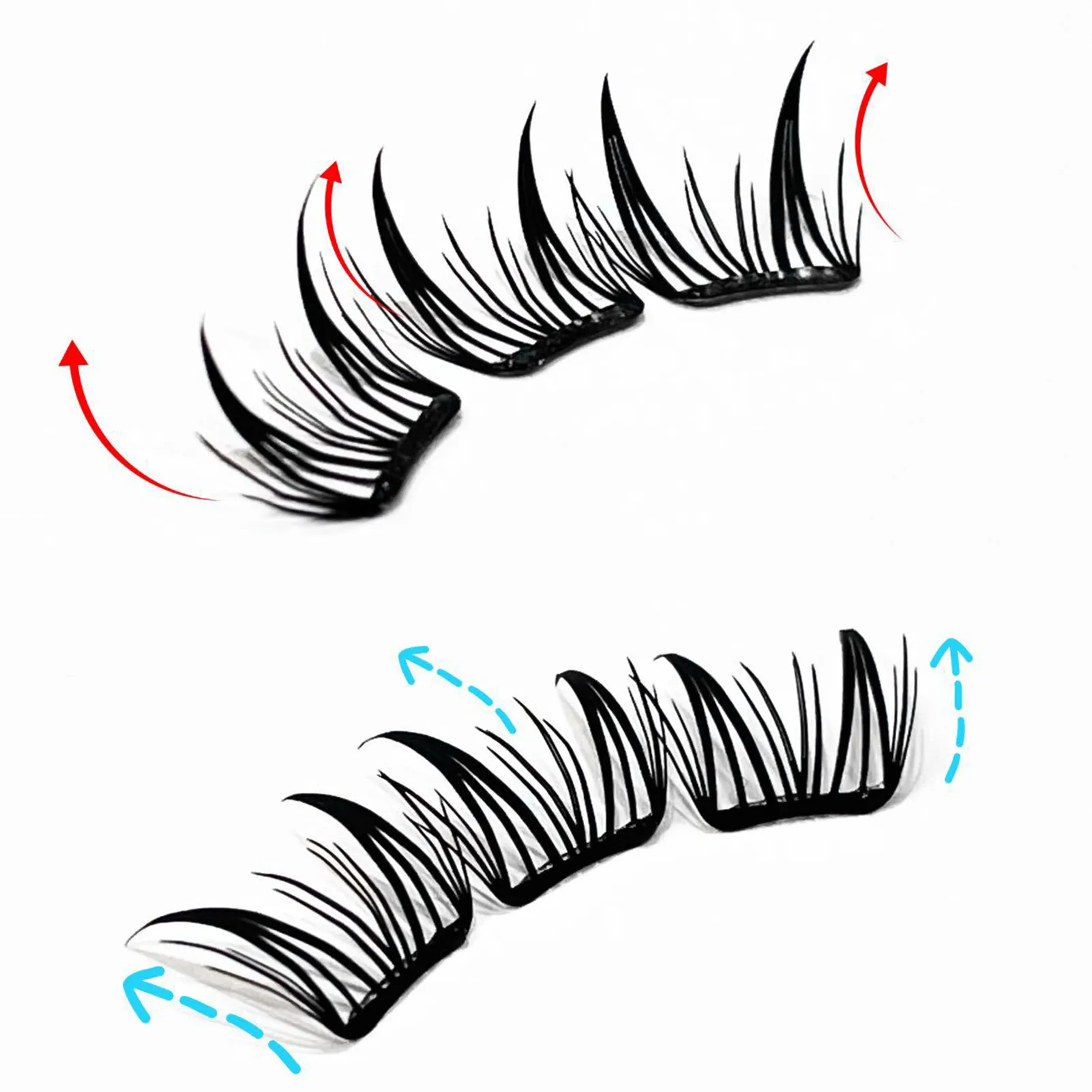 Sztuczne rzęsy C Curl naturalne i delikatne rzęsy Manga samoprzylepne rzęsy idealne dla dziewczynek wieczorowe narzędzia do makijażu oczu — image 5