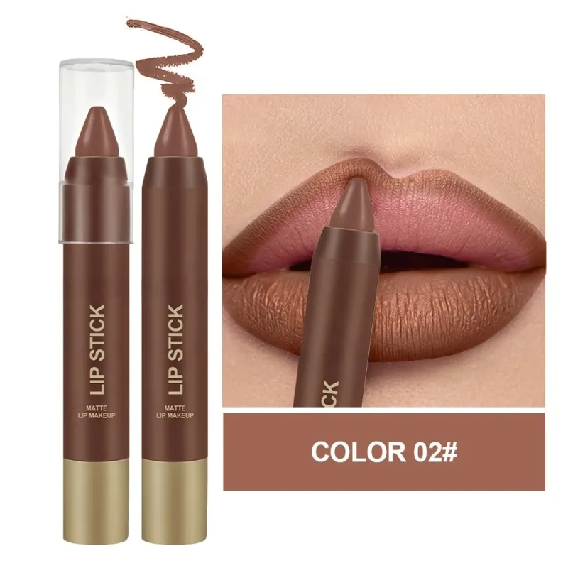 Matte Soft Mist Lip Liner Lipsticks 6 Colors Smooth and Pigmented Non-Stick Chocolate Lipsticks — image 10