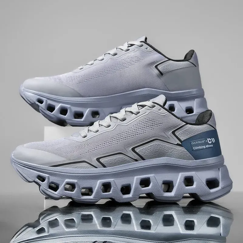 Scarpe da corsa da uomo Jogging Mesh traspirante Ammortizzazione Antiscivolo Scarpe di lusso per esterni Coppia Trainer Scarpe da ginnastica da corsa Scarpe fuoristrada — image 3