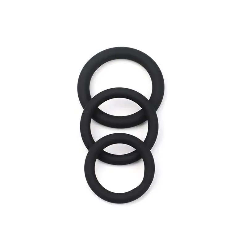 3 ชิ้น/เซ็ตแหวนซิลิโคนอวัยวะเพศชายแหวนชาย DELAY Ejaculation อวัยวะเพศชาย Lasting Erection Scrotum Testis Restraint เพศของเล่นสำหรับผู้ชาย — image 4