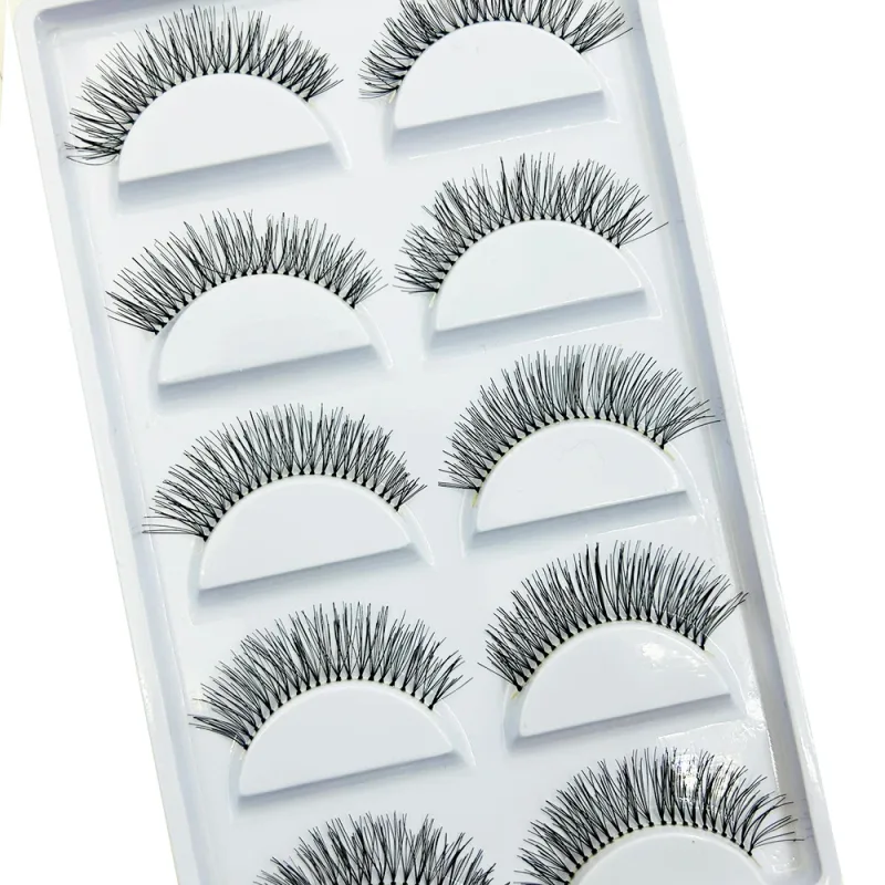 New 5 Pairs Natural Mink False Eyelashes Makeup Short Eyelash Extension Fake Eye Lashes Faux Cils Make Up Beauty Cilios — image 10