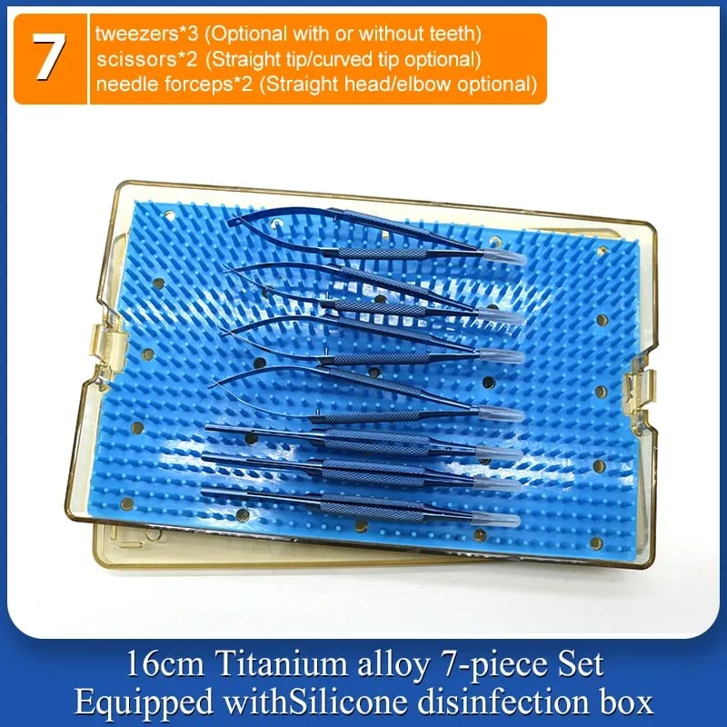 4 Pieces/set Of Ophthalmic Microsurgery Instruments 12/16/18cm Scissors+Needle Holder+tweezers Stainless Steel Surgical Tools — image 14