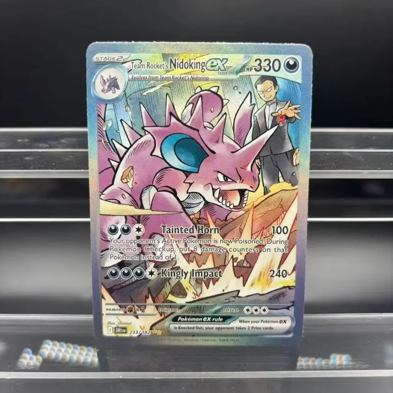 Kad Koleksi DIY Psyduck Salamence Crobat Mewtwo ex EN Buatan Sendiri Kad Tunggal Permainan Klasik Anime Kad Hadiah Mainan — image 29