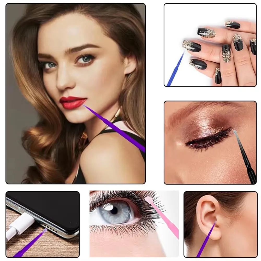 300/2000pcs MicroBrush Eyelash Cleaning Brush Lash Extension Individua Tools For Eyelashes Removing Swab Micro Makeup Brushes — image 5