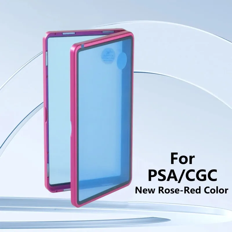 อลูมิเนียมเกรดการ์ด Protector สำหรับ PSA/CGC Slab UV & Scratch Resistance Trading Card ผู้ถือจอแสดงผลแม่เหล็กกล่อง — image 21
