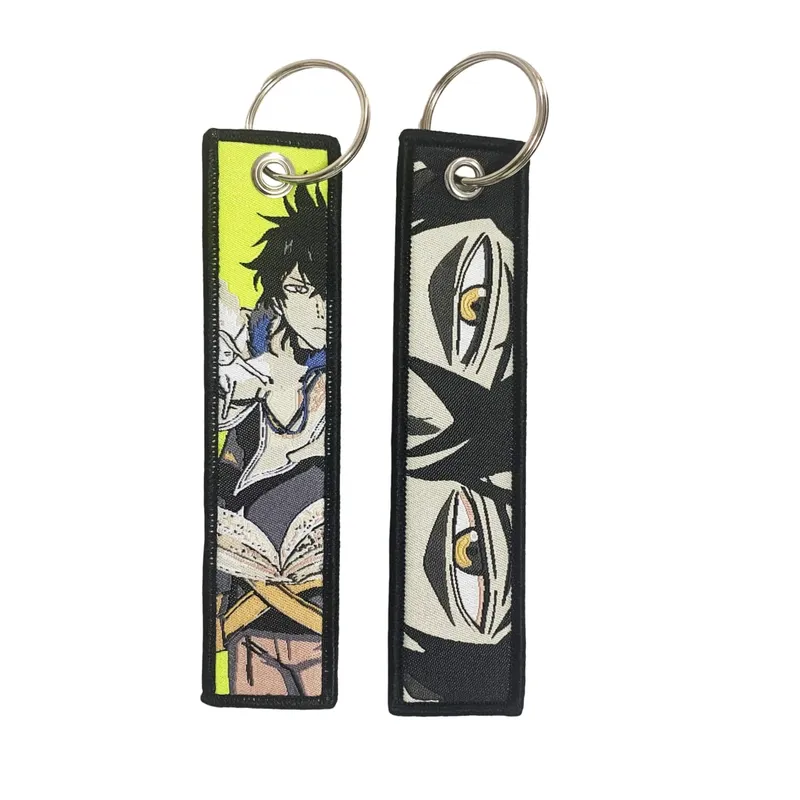 Embroidery Cool Eagle Beak Keychain Lanyard Anime Manga Series Badge Holder USB Pendant Portable Key Lanyard Accessories — image 20