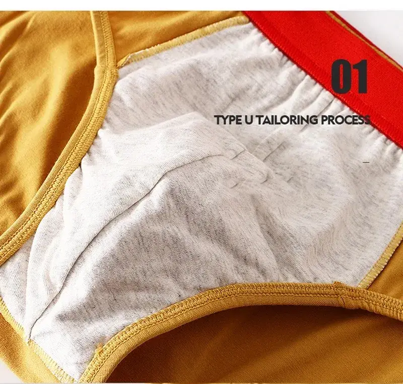 1/3PCS Men's Pure Cotton Briefs High Quality Comfortable Underpants Breathable Shorts Underwear Lingerie Panties Calcinha Cuecas