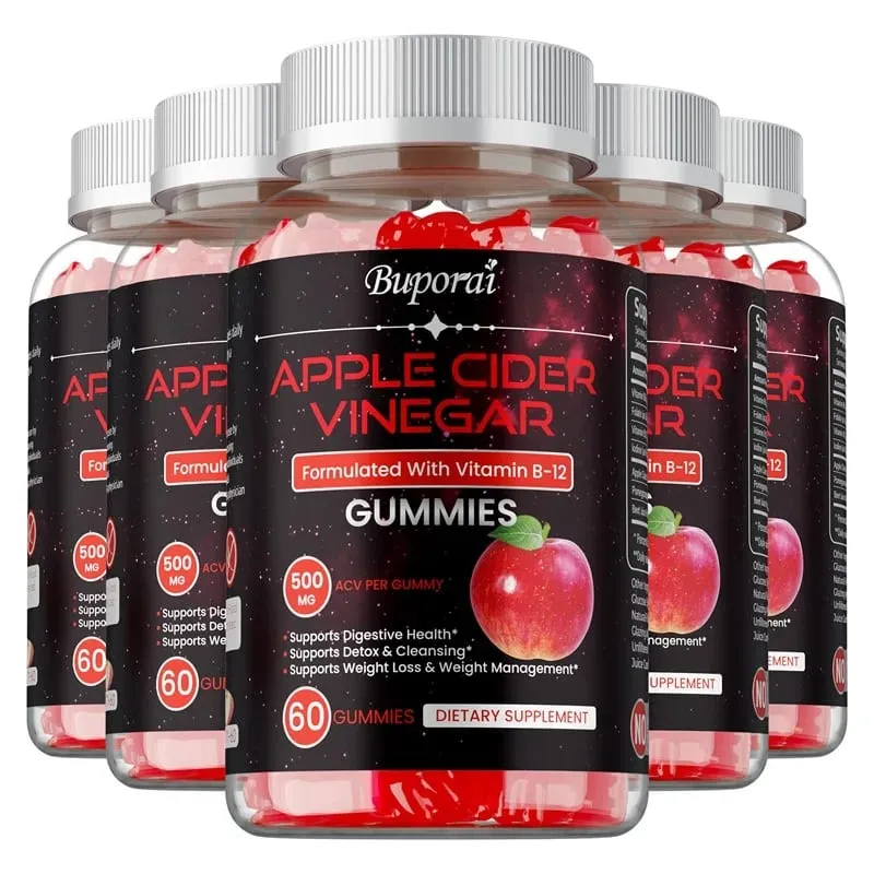 Gummies s jablečným octem – podporuje zdraví trávení, zmírňuje nadýmání a zácpu, spaluje tuky, regulaci hmotnosti — image 10