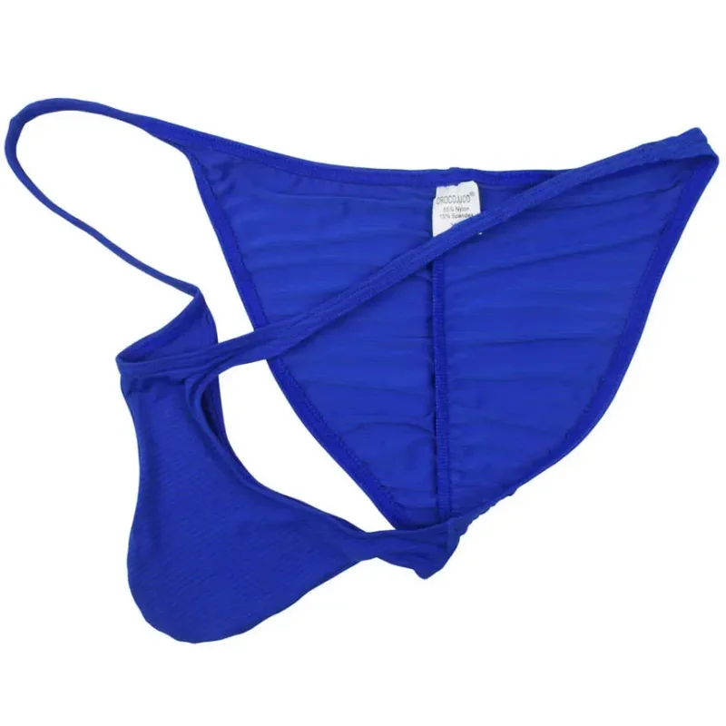 Men Brazilian Bikini Brief Pucker Bikinis Underwear Mini Trunks Slip Homme Ice Silk Cheeky Shorts Briefs — image 11