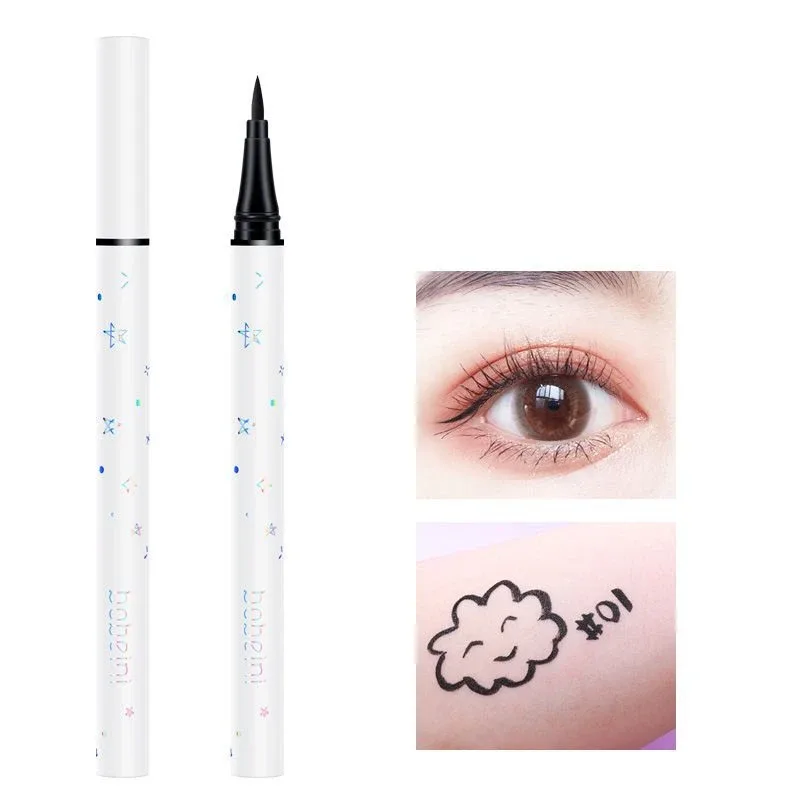 Flüssiger Eyeliner-Stift, super wasserfest, schwarz, doppelköpfiger Stempel, langlebiger Eyleliner, Katzenauge, Maquiagem, kosmetisches Make-up-Werkzeug — image 10