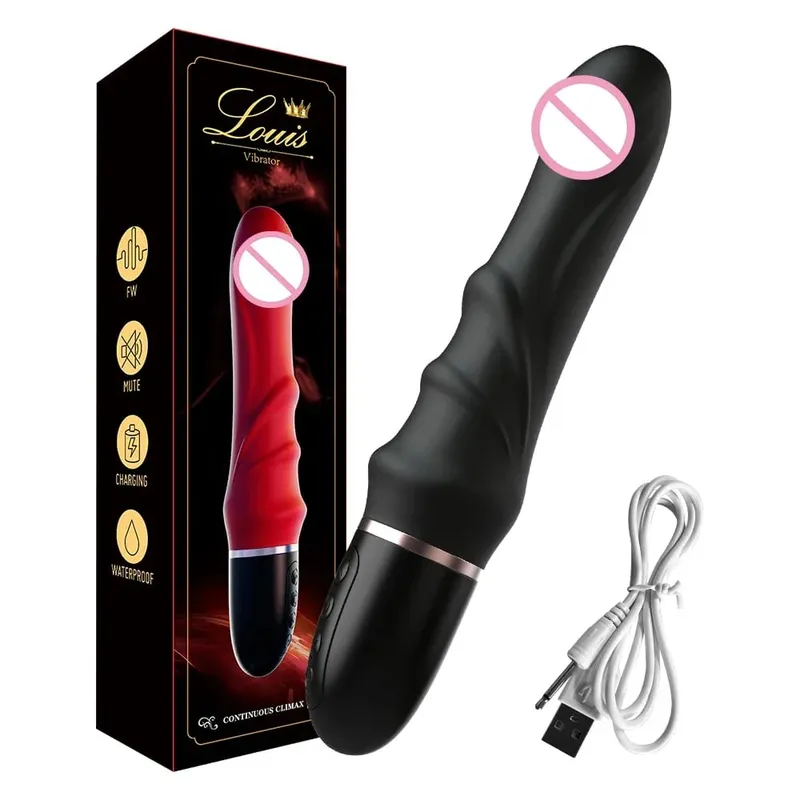 10 modalità vibratore in silicone morbido per le donne massaggiatore grande dildo masturbatore femminile per coppie stimolatore clitorideo del punto G giocattoli del sesso — image 7