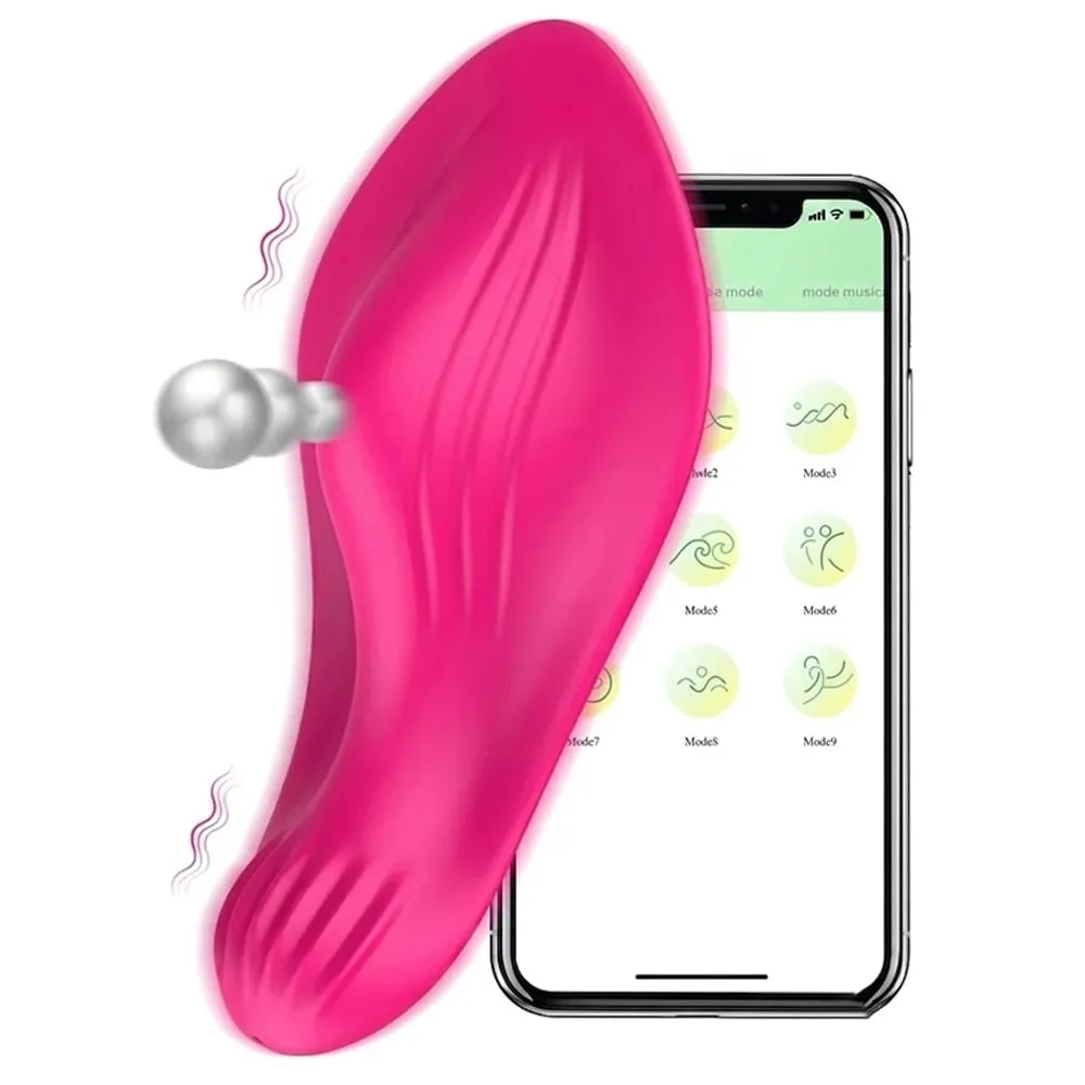Kawalan APP Vibrator Boleh Dipakai Mini G Spot Faraj Perangsang Klitoris Tukang Urut Telur Bergetar Wanita Mainan Seks Dewasa untuk Pasangan — image 1