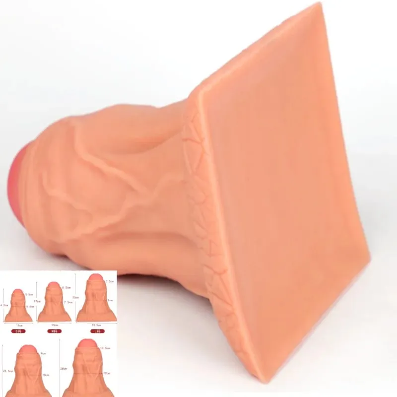Riesiger Analplug Weiches Silikon Anus Expansionsdildo Butt Plug Vagina Stimulation Prostatamassage Anal Sexspielzeug für Männer Frauen Homosexuell — image 4