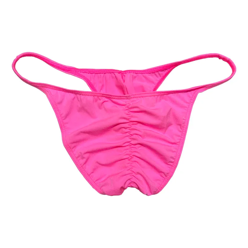 Roupa interior masculina macia micro breve mini calcinha confortável breve respirável leve masculino baixo crescimento mini triângulo corte roupa interior — image 4