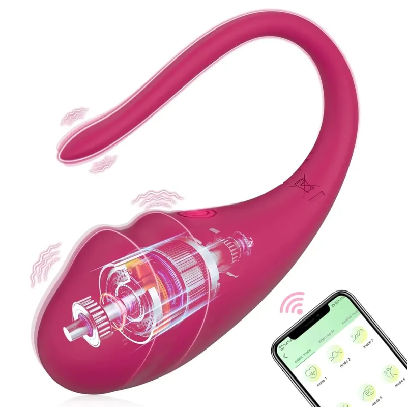 여성용 무선 G 스팟 진동기 APP 블루투스 진동 계란 클리토리스 자극기 딜도 라구 딜도 착용 Vagin Massger 성인 섹스 토이 커플