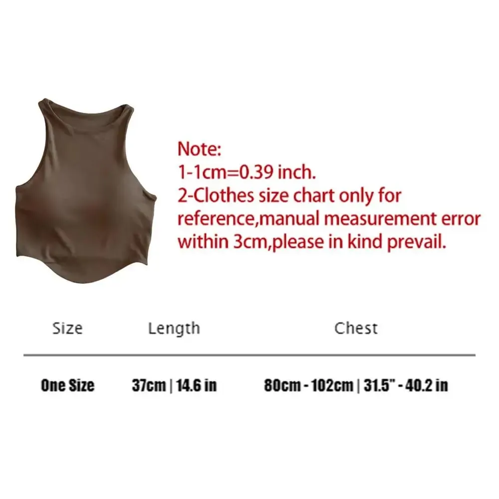 2025 U Push Up Sport Bra Fashion Women Tank Top Solid Color Sleeveless Vest Comfortable Short Top Breathable Casual Crop Tops — image 7