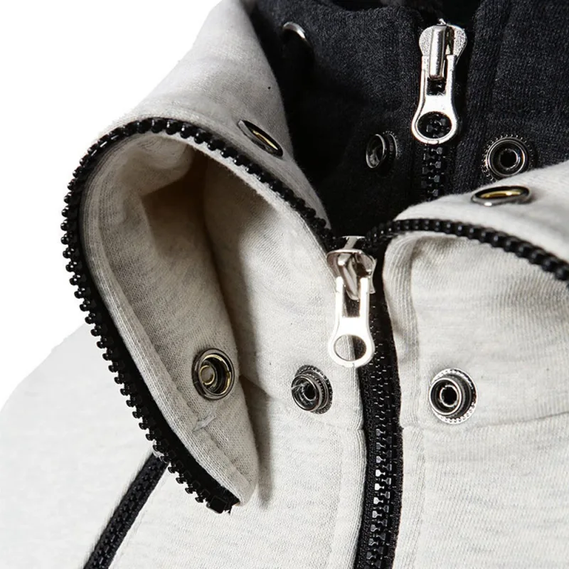 2025 Japanese Anime Jacket Spring And Autumn Man's Stand-Up Collar Hoodies Attack on Titan Logo Print Sports Comfortable Coat — image 7