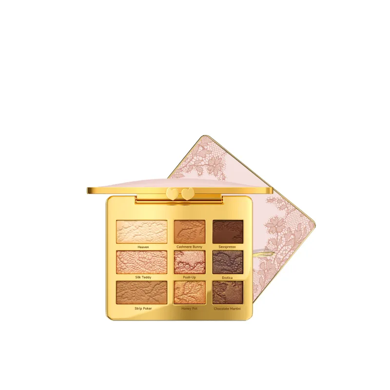 Paleta de sombra de ojos de 9 colores, portátil, multifuncional, brillo, sombra de ojos, paleta brillante, resaltador en polvo, Kit de belleza, 12g