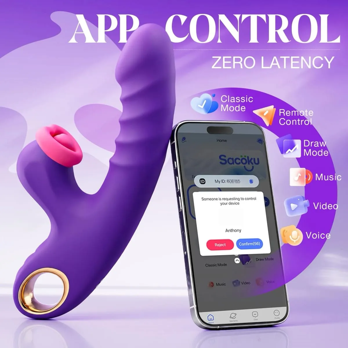 Sokma Yapay Penis Vibratör Tavşan Vibratör APP Kontrolü Klitoris Stimülatörü Kadın Masturbator Vibro Yetişkin Seks Oyuncak Kadınlar için — image 3